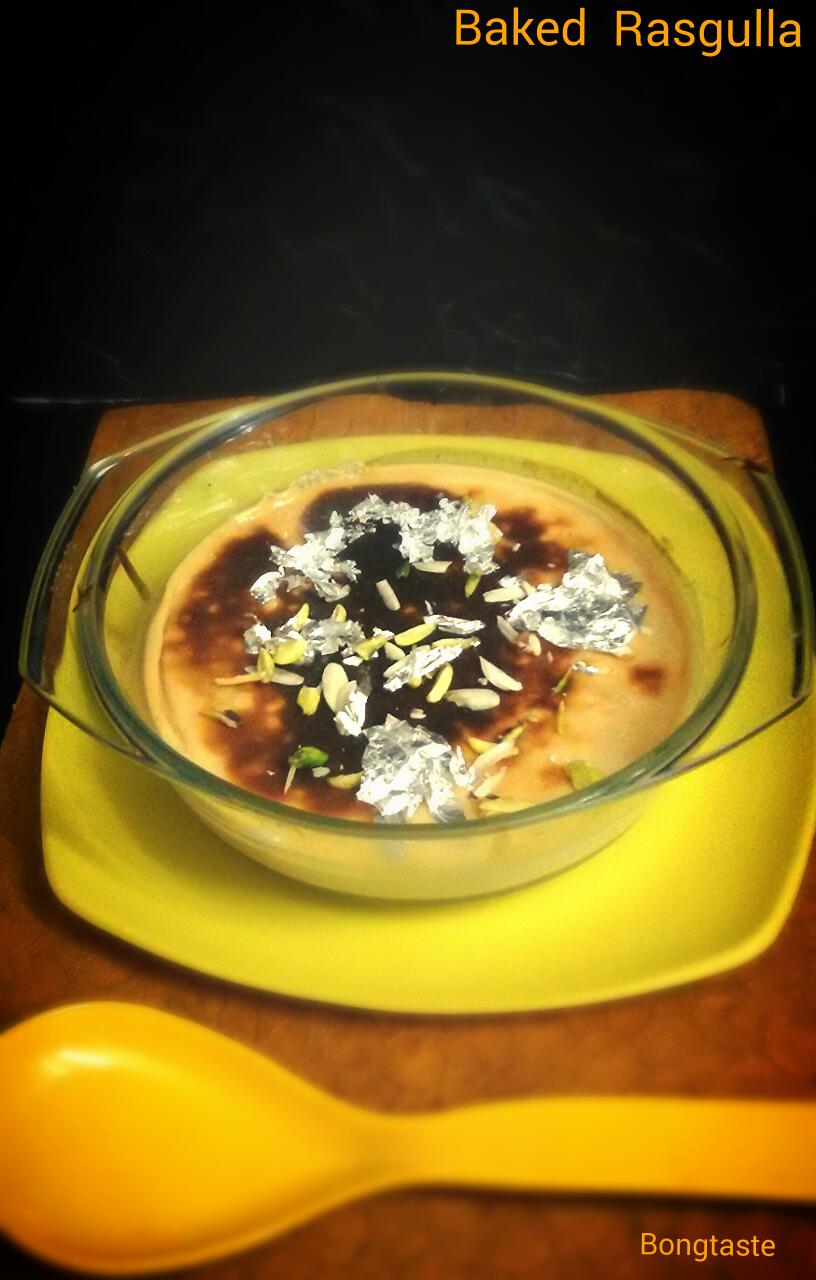 Baked Rasgulla (fusion of rasgullas) Recipe Baked Rasgulla (fusion of rasgullas) Recipe